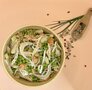 Erwtjes-koolrabi met zalm